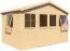Casetta da giardino Freital 01, finitura naturale, 3,5 x 2,3 metri, tetto spiovente, elemento costruttivo, casetta per attrezzi in legno, montaggio rapido e semplice, design classico
