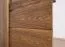 Vetrinetta moderna marrone scuro | Rovere parzialmente massello | 135 x 61 x 41 cm | Stile "Fazenda"