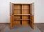 Vetrina Jussara 02, colore: naturale, parzialmente in rovere massiccio - 150 x 124 x 42 cm (A x L x P)