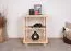 Mobile porta TV in pino massello naturale Junco 207 | Design compatto | 49 x 51 x 49 cm