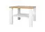 Tavolino quadrato con pratico vano portaoggetti "Temerin" 30a, rovere Gold Craft / bianco opaco, 60 x 60 x 51 cm, tavolino da TV, tavolino da caffè