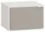 Comodino Bellaco 42 | Bianco e Grigio | 32 x 45 x 40 cm | Design Moderno e Funzionale