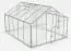 Serra Grünkohl XL10, vetro temperato 4 mm, superficie: 10,4 m² - misure: 360 x 290 cm (l x p)