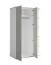Armadio 3 ante battenti "Ithaka" 03 | Bianco e grigio | 11 scomparti | 1 barra appendiabiti | 196,5 x 120 x 60 cm