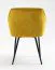 Sedia "Maridi" 251, giallo - 81 x 57 x 61 cm (h x l x p)