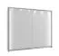Cornice bianca per armadio scorrevole Kule 07 | Design moderno | Materiali robusti | 214x247x18,5 cm