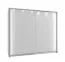 Cornice bianca per armadio scorrevole Kule 07 | Design moderno | Materiali robusti | 214x247x18,5 cm
