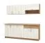 Cucina "Smali" 01, rovere Artisan / rovere bianco, 1 cassetto, bordi in ABS, larghezza 200 cm