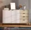 Madia Zitiste 04 | Grigio rovere e cashmere | 2 ante, 4 cassetti, 4 scomparti | 92,5 x 157 x 40 cm