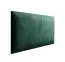 Pannelli imbottiti per tappezzeria 40 x 30 cm | Set 10 pezzi | Velluto verde scuro | Facili da pulire