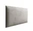Pannelli imbottiti da parete 40 x 30 cm | Set 10 pezzi | Grigio velluto | Facili da pulire
