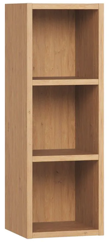 Mensola da parete rovere | 90 x 32 x 30 cm | 3 scomparti | Design moderno e versatile