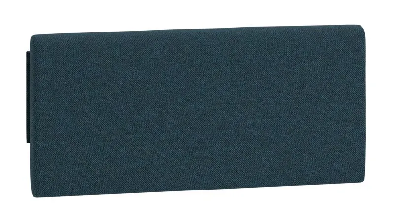 Rivestimento testata per letto singolo o ospiti Aegir 38/39/40 | Blu navy | 34 x 75 x 4 cm