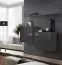 Pensili moderni con mensola Balestrand 323 | Grigio elegante | 110x130x30 cm | Due ante