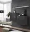 Pensili moderni con mensola Balestrand 328 | Grigio/Bianco | 110 x 130 x 30 cm | Ampio spazio