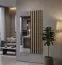 Specchio moderno Cikarang 04 | Nero e Rovere | 110 x 67 x 4 cm | Design elegante per soggiorno e camera