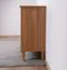Madia Bambey 05 | Rovere e Bianco Lucido | 130 x 134 x 44 cm | Design Moderno e Funzionale
