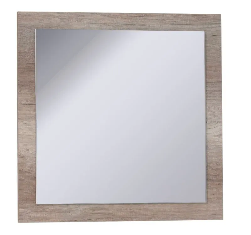 Set di 3 specchi "Kimolos" | 60 x 60 x 3 cm | Finitura rovere Canyon | Design moderno e versatile