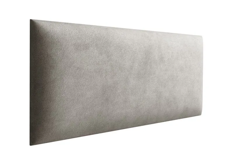 Pannelli imbottiti decorativi grigi 70 x 30 cm | Set 10 pezzi | Rivestimento velluto resistente