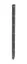 Palo per recinzione Mod. A, Finitura: vernice antracite, per recinzioni alte: 143 cm, Lunghezza: 200 cm, Punti di fissaggioe: 8