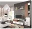 Scrivania Bulolo 11 | Bianco e Noce | 78 x 125 x 55 cm | Design moderno per ufficio e studio