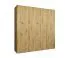 Armadio 4 ante battenti Eiger 24 | Rovere Artisan | 2 m | 2 scomparti | Soft-Close