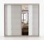 Armadio scorrevole Gorski 60 | Bianco opaco & Rovere Sonoma | Specchio integrato | 12 scomparti | 218 x 233 x 61 cm