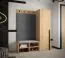 Armadio Tödi 02 rovere | 184 x 50 x 42 cm | 2 scomparti | Barra appendiabiti