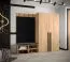 Armadio Tödi 02 rovere | 184 x 50 x 42 cm | 2 scomparti | Barra appendiabiti