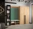 Armadio Tödi 02 rovere | 184 x 50 x 42 cm | 2 scomparti | Barra appendiabiti