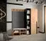 Armadio Tödi 02 rovere | 184 x 50 x 42 cm | 2 scomparti | Barra appendiabiti