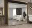 Armadio 4 ante battenti con specchio Eiger 134 | 2 scomparti | 2 m larghezza | Soft-Close