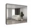Armadio 5 ante battenti con specchio Eiger 153 | Cashmere | 3 scomparti | Soft-Close | Larghezza 2,5 m