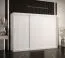 Armadio 3 ante Balmenhorn 69 bianco opaco | 200x250x62 cm | 10 scomparti | Finitura laminata