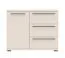 Cassettiera Neiafu 94 | Color cashmere | 85 x 107 x 45 cm | 1 anta, 3 cassetti, 2 ripiani | Sistema Soft-Close
