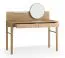 Toeletta "Olimar" 22, color rovere, 2 cassetti, 1 specchio, Sistema "Soft-Close", 123 x 56 x 96 cm