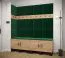 Pannello decorativo da parete moderno verde | 42 x 42 x 4 cm | Design attuale per interni