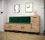 Pannello decorativo da parete moderno verde | 42 x 42 x 4 cm | Design attuale per interni
