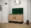 Pannello decorativo da parete moderno verde | 42 x 42 x 4 cm | Design attuale per interni