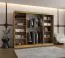 Armadio scorrevole Signalkuppe 21 | Rovere Artisan | Specchio | 10 scomparti | 2,5 m