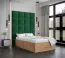 Pannello decorativo da parete moderno verde | 42 x 42 x 4 cm | Design attuale per interni