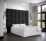 Pannello decorativo da parete nero | Design elegante | 42 x 42 x 4 cm | Legno e schiuma