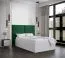 Pannello decorativo da parete moderno | Verde elegante | 42 x 84 x 4 cm