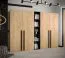 Armadio Tödi 02 rovere | 184 x 50 x 42 cm | 2 scomparti | Barra appendiabiti
