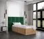 Pannello decorativo da parete moderno verde | 42 x 42 x 4 cm | Design attuale per interni