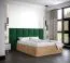 Pannello decorativo da parete moderno verde | 42 x 42 x 4 cm | Design attuale per interni