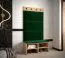 Pannello decorativo da parete moderno | Verde elegante | 42 x 84 x 4 cm