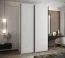 Armadio / Armadio con ante scorrevoli | Bordi in ABS | 11 scomparti | 2 aste appendiabiti | 245,5 x 160 x 64 cm | 2 ante scorrevoli | Chiusura ammortizzata | Colore: bianco