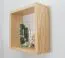 Mensola a muro in pino massello naturale Junco 283A | 30 x 30 x 12 cm | Design moderno e robusto