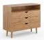 Set ufficio 3 pezzi Mina | Rovere massiccio oliato | Chiusura ammortizzata | Push-to-open | Design minimalista